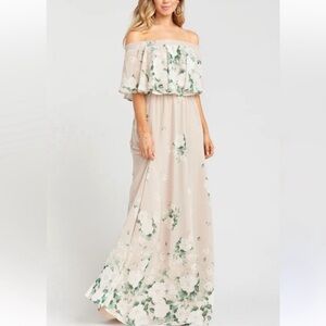 Show Me Your Mumu off the shoulder floral dress